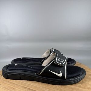Nike Comfort Footbed Sandal Womens 9 Black Slide Shoes